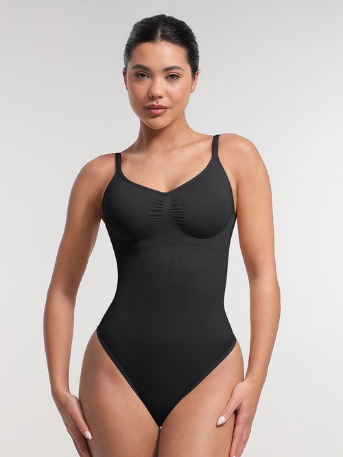 Sculpting Padded Bra Thong Bodysuit